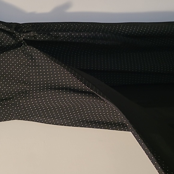 Donna Ricco Women's 12 Black White Polka Dot Maxi Wrap Dress Vintage Elegant - Picture 6 of 16